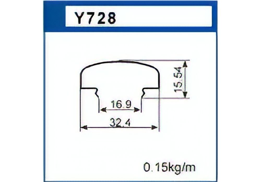 Профиль офисный В Y 728