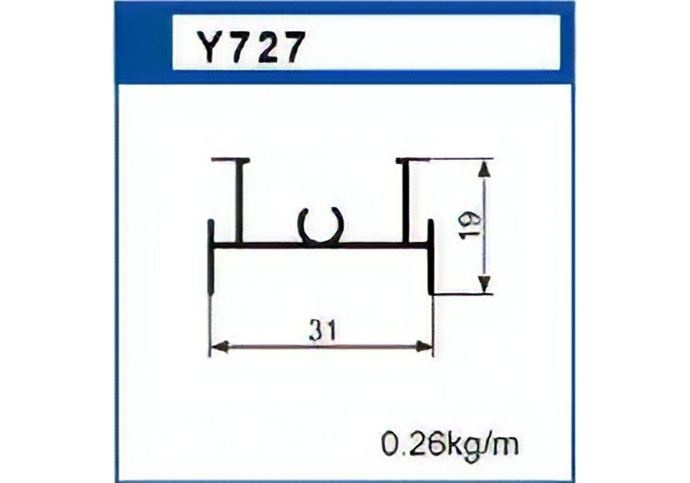 Профиль офисный В Y 727
