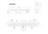 Стяжка эксцентрик ST01/50/6/Zn/01 (15*12 мм 2 шт, дюбель 84 мм с рез. 6,3*13 мм)