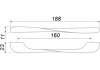 Ручка RS006SN.4/160 (S0650/160)