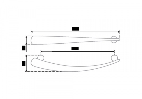 Ручка RS007CP.4/128 (S0740/128) (25шт)