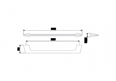 Ручка RS180SC.4/192 мебельная