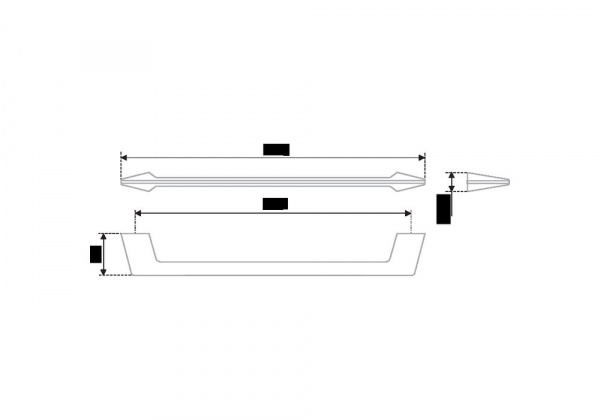 Ручка RS180SC.4/192 мебельная