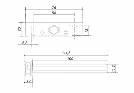 Полкодержатель P701ZN.0