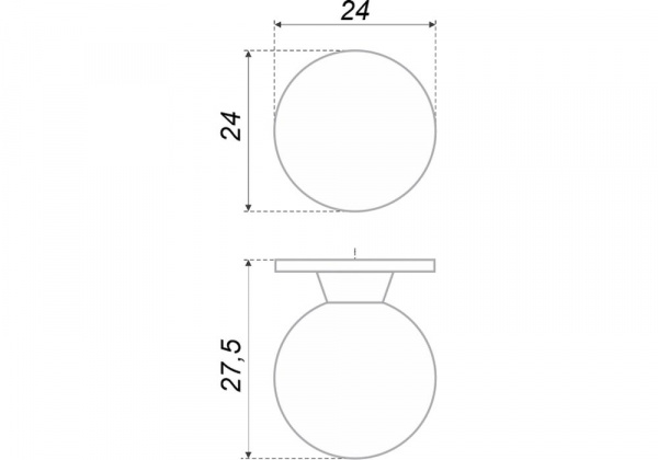 Ручка RC006CP.4 (C0640) (50шт)