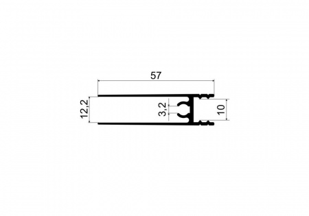 А59.MS220 Профиль горизонтальный нижний L-5,8