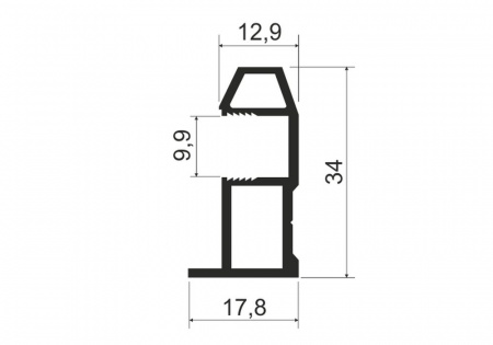 А19.MS161 Профиль вертикальный L-5,4