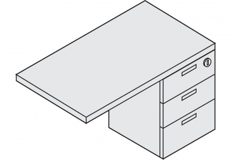 Замок Z409CP.4/500 (центральный на 3 ящика)