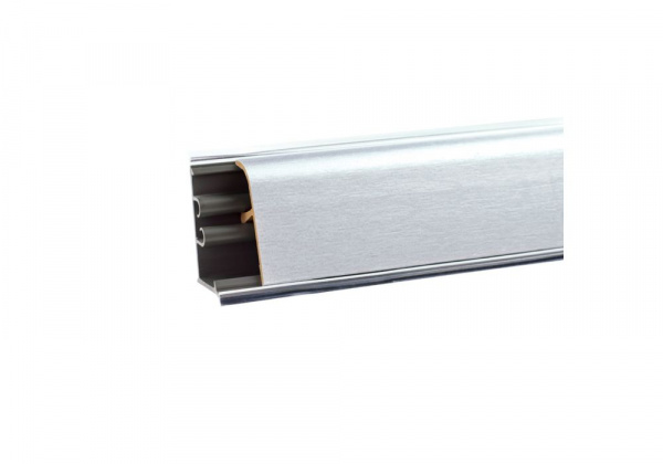 Плинтус для столешницы 37-310 "аллюминий"3,0м