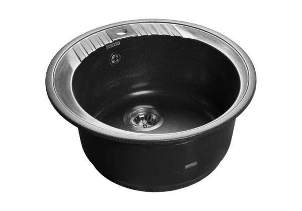 Мойка мрамор GF-R-520 черный