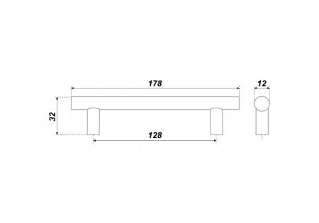 Ручка RR002CP.5/128 (R0240/128) (20 шт)
