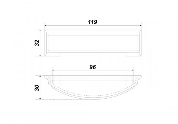 Ручка RS120MAB/Bg.4/96