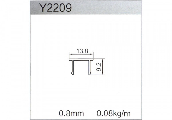 Профильная заглушка Y2209 L-5.2 (зол)
