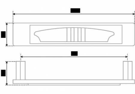 Ручка RS286CP/OBL.4/224