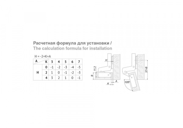 Петля H680С02/0512 Boyard 6201 CE d5.5