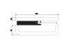 Ручка RS040SC.4/192 мебельная